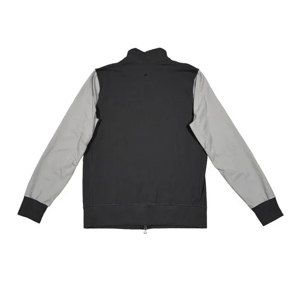 LULULEMON Men’s Sz L Soot Ambient Gray Post Gravity Athletic Workout Jacket - Picture 4 of 6